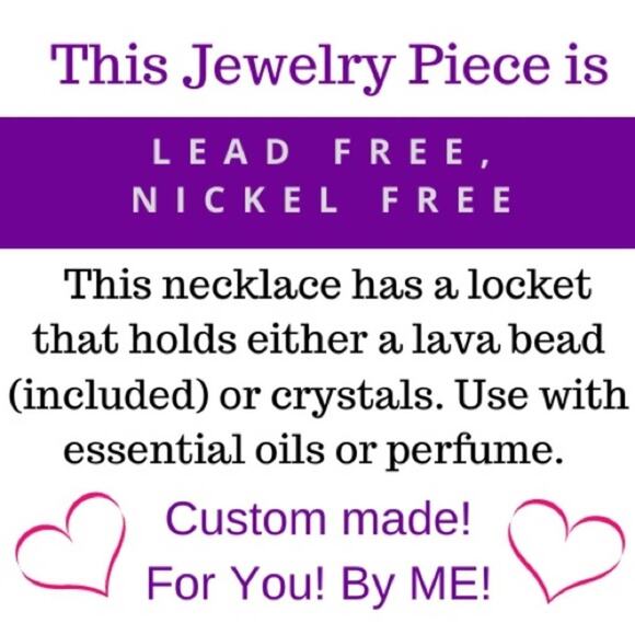 Handmade beaded crystal one of a kind artesian  boho necklace - Picture 5 of 5